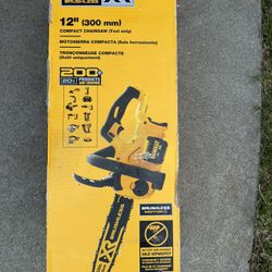 20V MAX 12 in. Cordless Battery Powered Chainsaw (Tool Only) by DEWALT