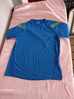 Liberty Pro T-Shirt Blue / Green Neon Size L Men's