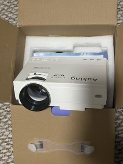 AuKing Mini Projector M8-F — 1080P Supported Home Theater — Brand New, Open Box
