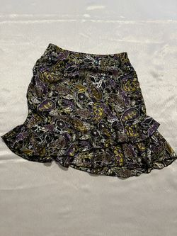 NWT Abstract Mini Skirt