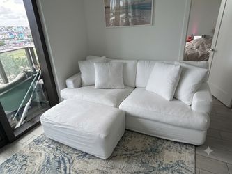 White couch
