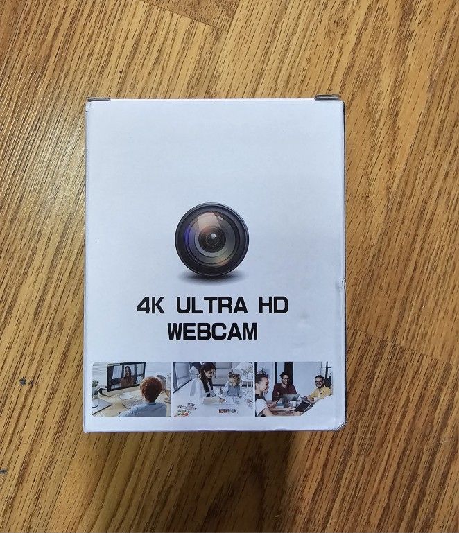 Webcam 4K HD USB Autofocus PC Webcam with Dual Mics for Xbox Laptop Computer Gaming Webcam