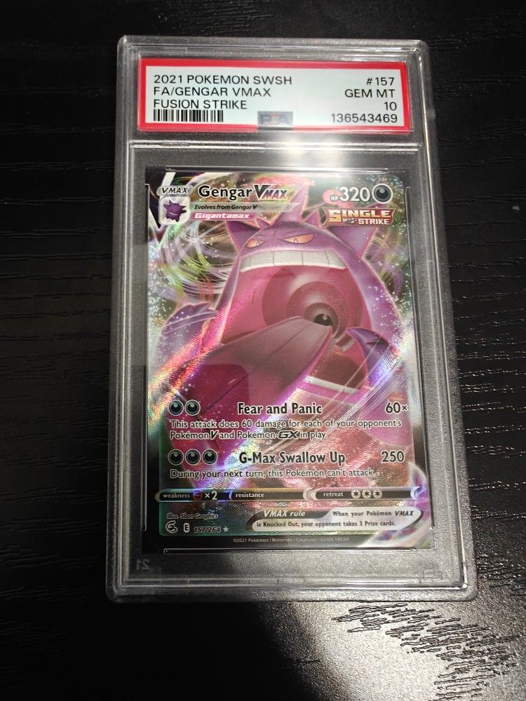 Gengar Vmax psa 10