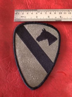 Army First Calvary shoulder patch