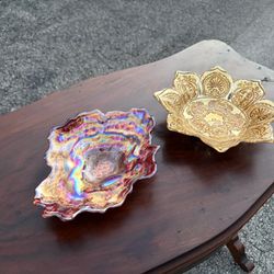 Vintage Carnival Glass Bowls