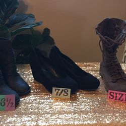 Shoes, Boots $20 Each FIRM