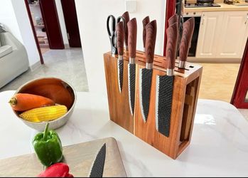 Brand new double sided magnetic knife block