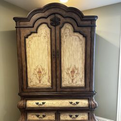 European Hand Painted Armoire (Butler Specialty Co.)