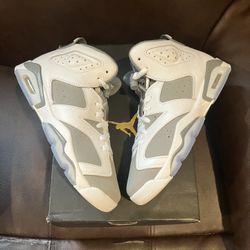 Nike Air Jordan 6 Retro Cool Grey Size 6.5Y 8W