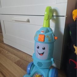 FisFisher-Price Laugh & Learn Light-Up Learning Vacuum Electronic Toddler 