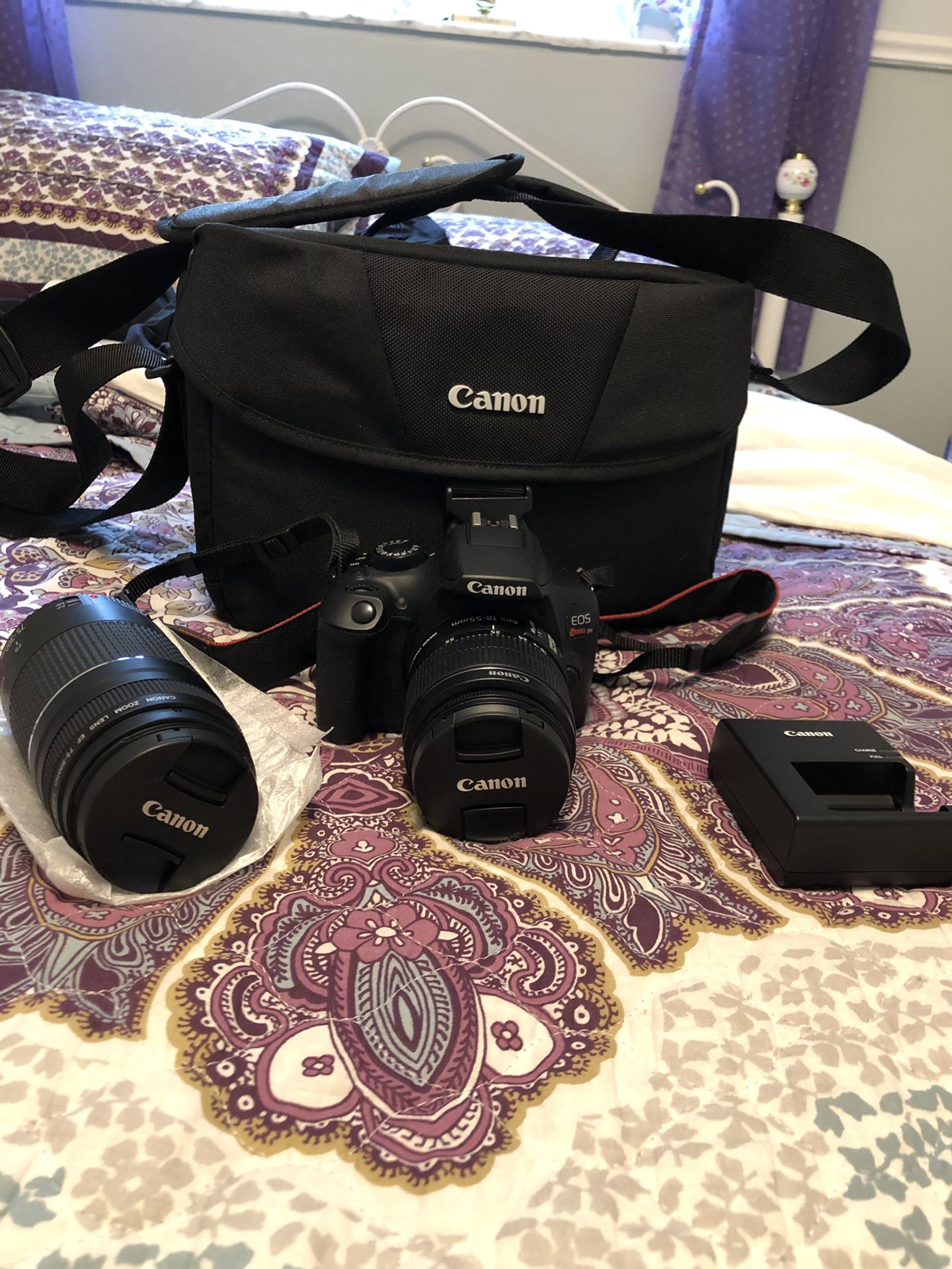 Canon EOS Rebel T6 DSLR Camera (Tripod Included)