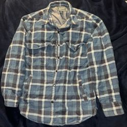 Vintage Woolrich Flannel Jacket (100% Cotton Shell) (100% Polyester Lined)M)