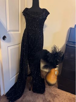 Sequenced formal dress size xl