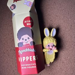 Monchhichi Hippers Chimutan Decorative Mini Figure Blind Box - Yellow Bunny