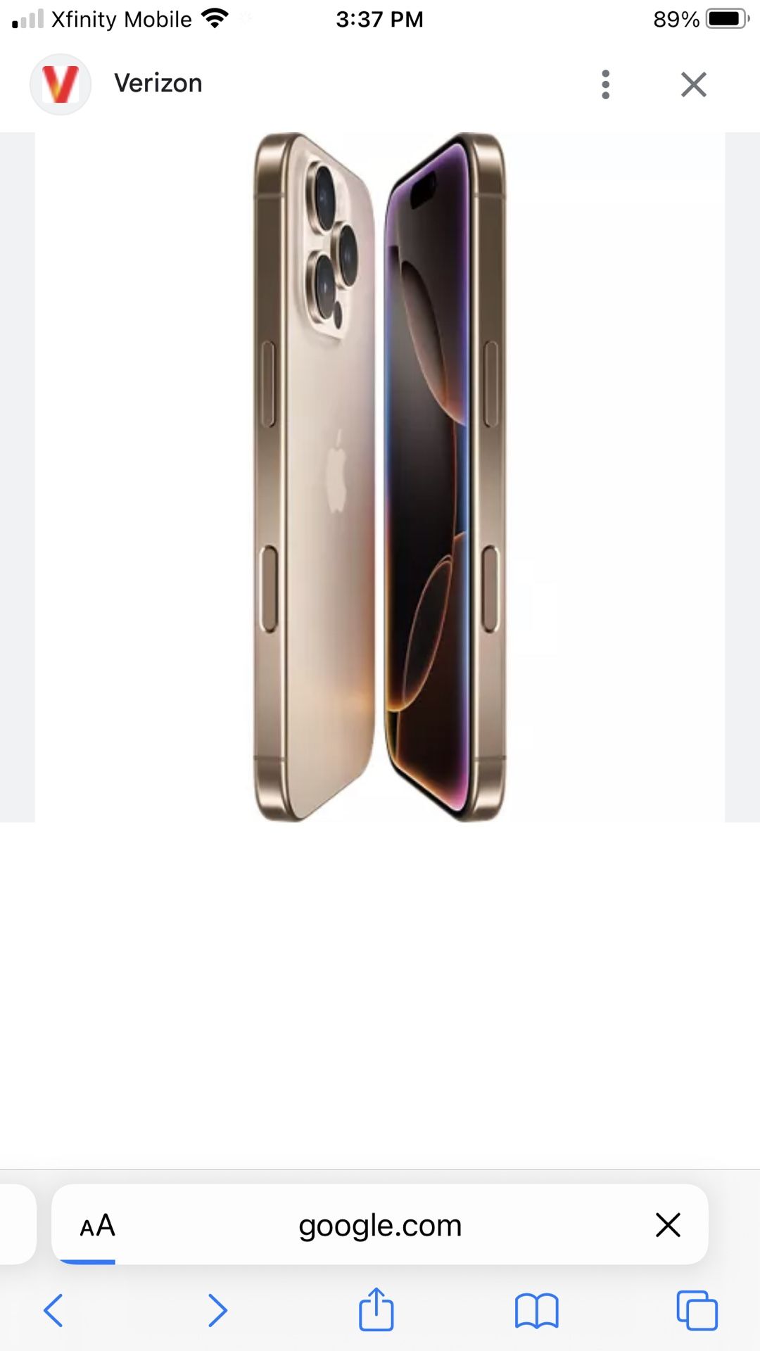 Verizon 1TB Apple iPhone Pro Max