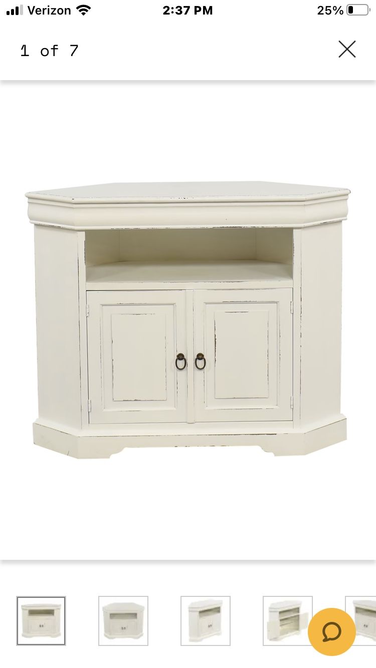 Ballard Designs Angullo Corner Media Cabinet