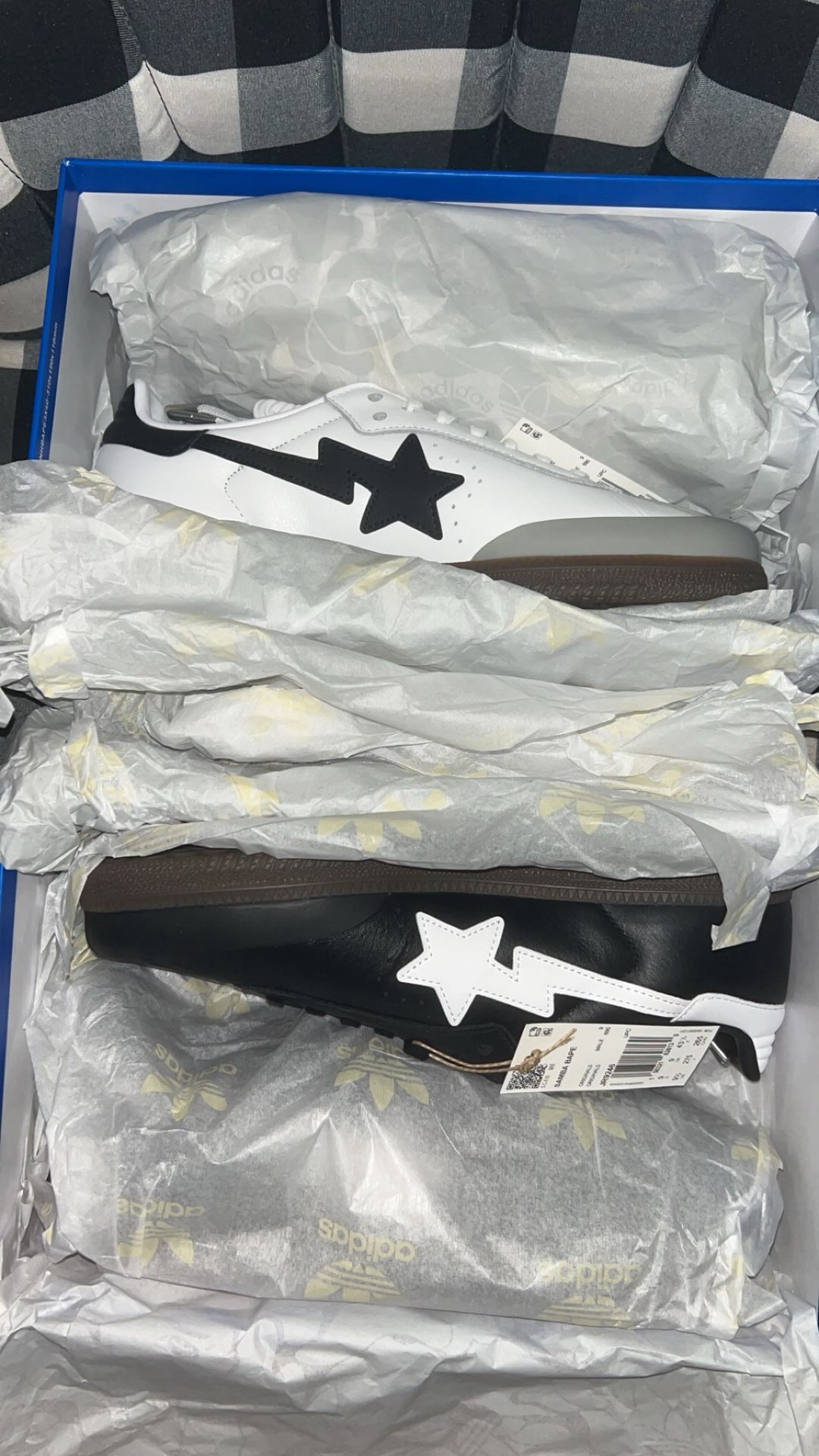 Adidas Samba x Bape (White 9.5M)