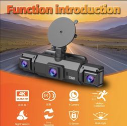 4K 4-Channel dash cam
