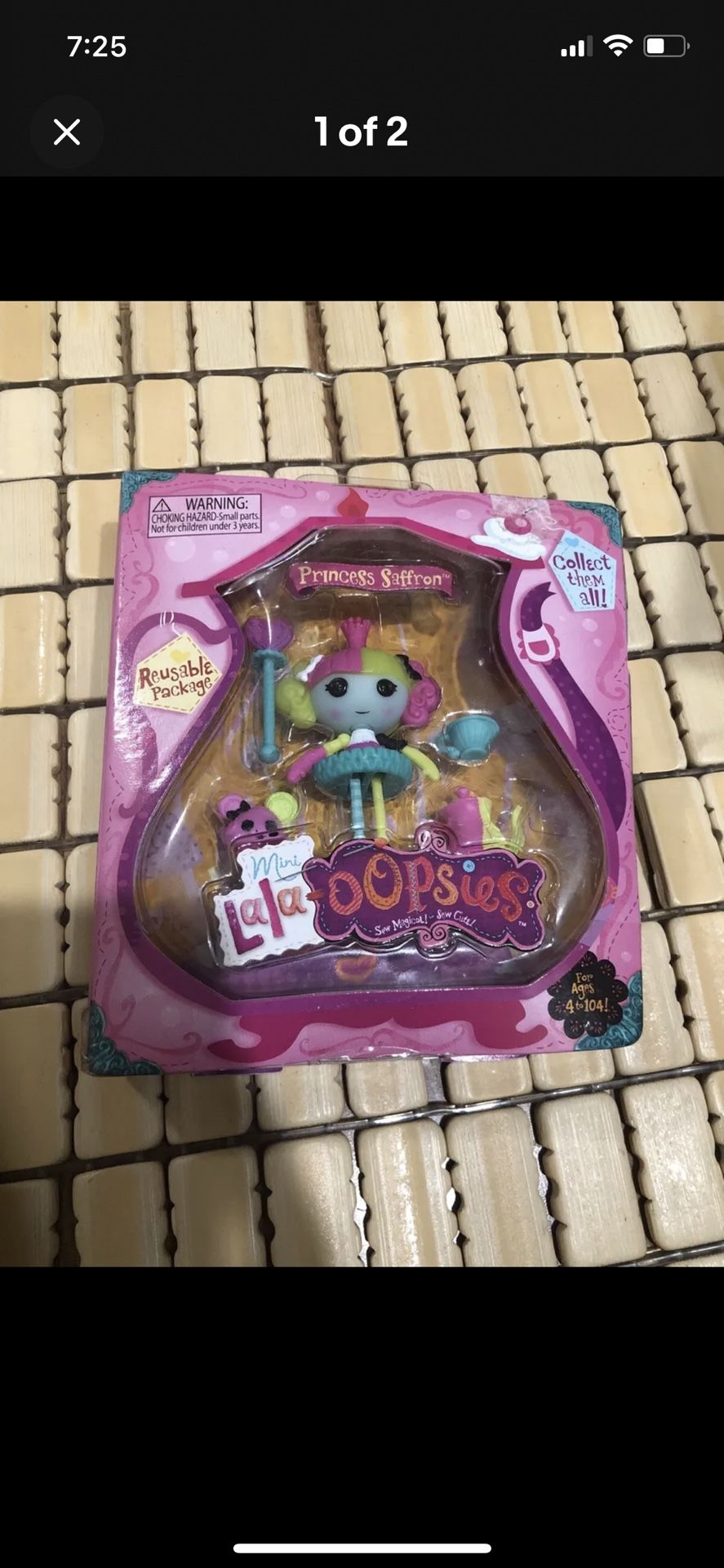 Mini Lalaloopsy Lala Oopsie Princess Saffron Doll