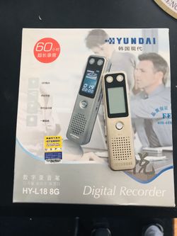 Hyundai 8Gb voice recorder with speaker