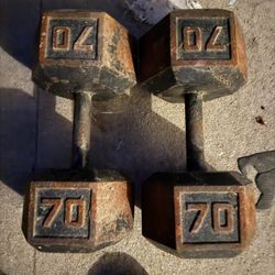 Dumbbell Set 70 Lbs