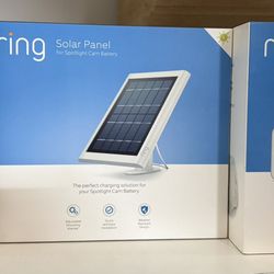 Ring Spotlight Cam, Solar Panel, Motion Sensor