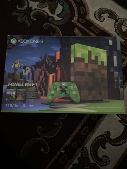 Xbox One S Minecraft Limited Edition 1TB Gaming Console With HDMI Cable