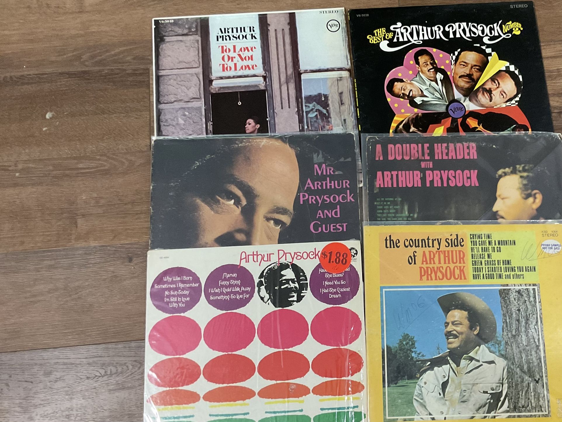 Arthur Prysock Vinyl Record Collection 6 Albums!