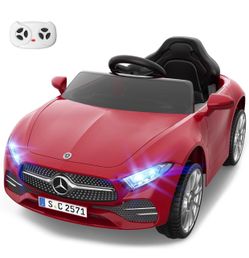 Licensed Mercedes-Benz CLS 350 12V Ride On Car for Kids  w/Parent Control w/Bluetooth, Music, LED Lights