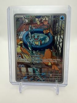 2024 POKEMON SCR EN-STELLAR CROWN 148 SQUIRTLE ILLUSTRATION RARE