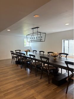 Tables and chairs