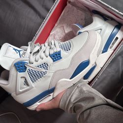 Military Blue 4s Size 9.5