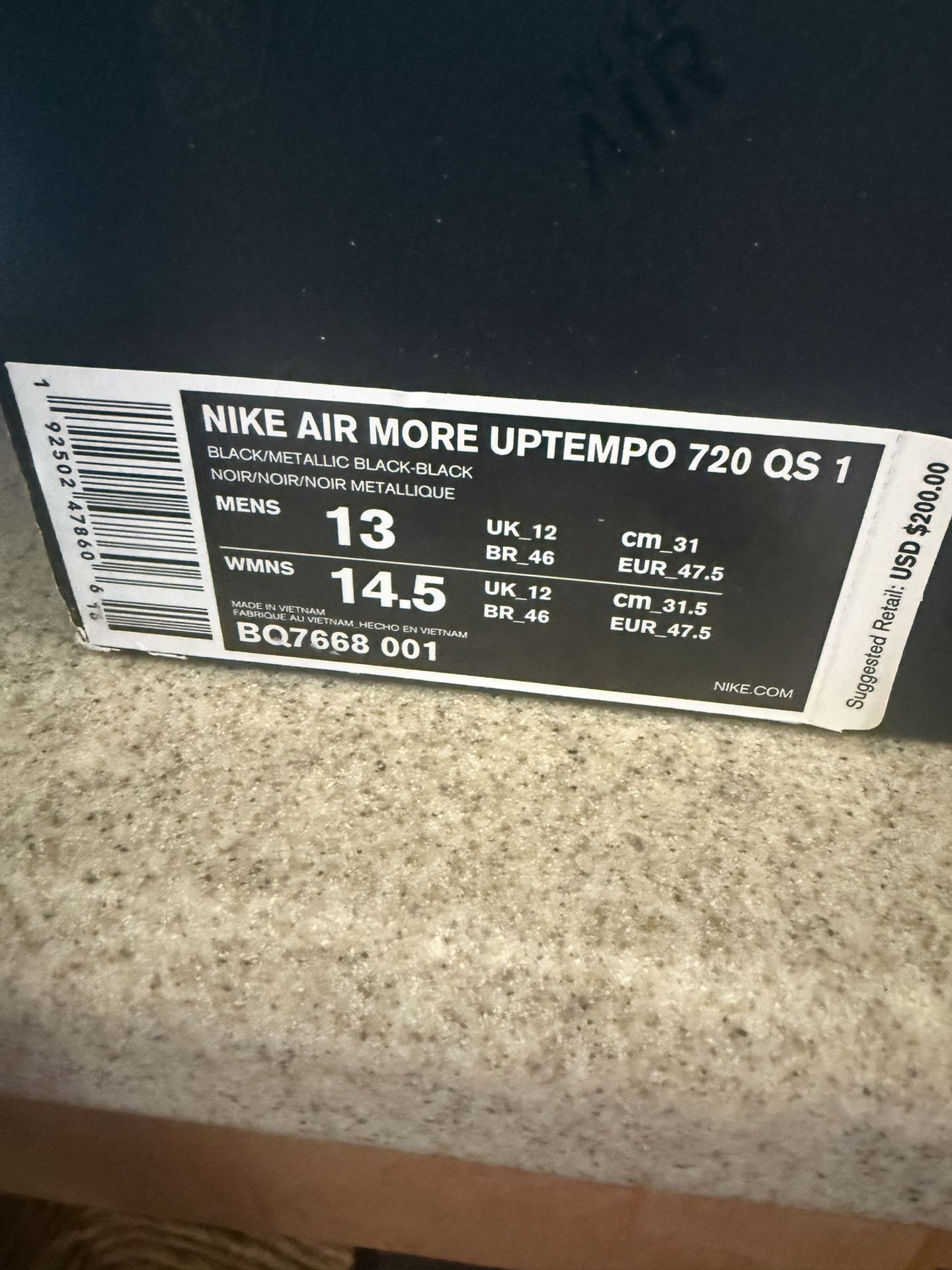 Air Max Uptempo 720 Size 13