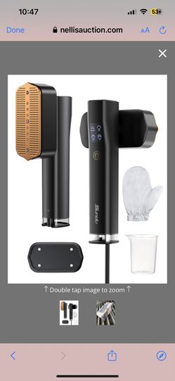 Steamer For Clothes,Sundu Portable 2-In-1 Travel Steamer&Iron,15s Fast Heat-Up,100ml Water Tank,Ironing Gloves,25 Min Powerful Continuous Steam,1200W&