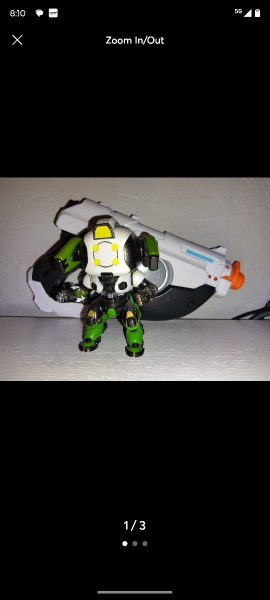 Overwatch Tracer Nerf Gun With Orisa Figure