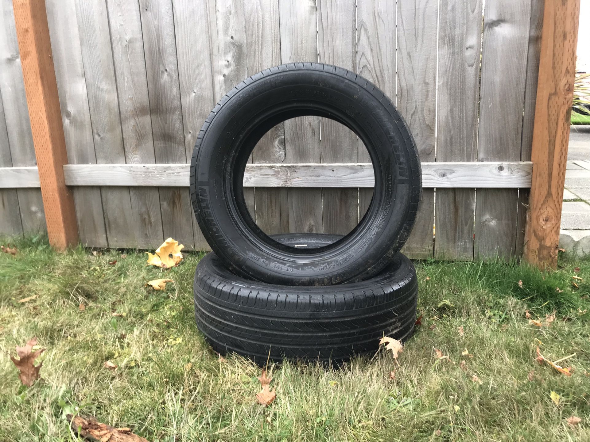 Pair Of Michelin ALL SEASON P215/60R16