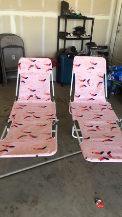 Pool chairs set