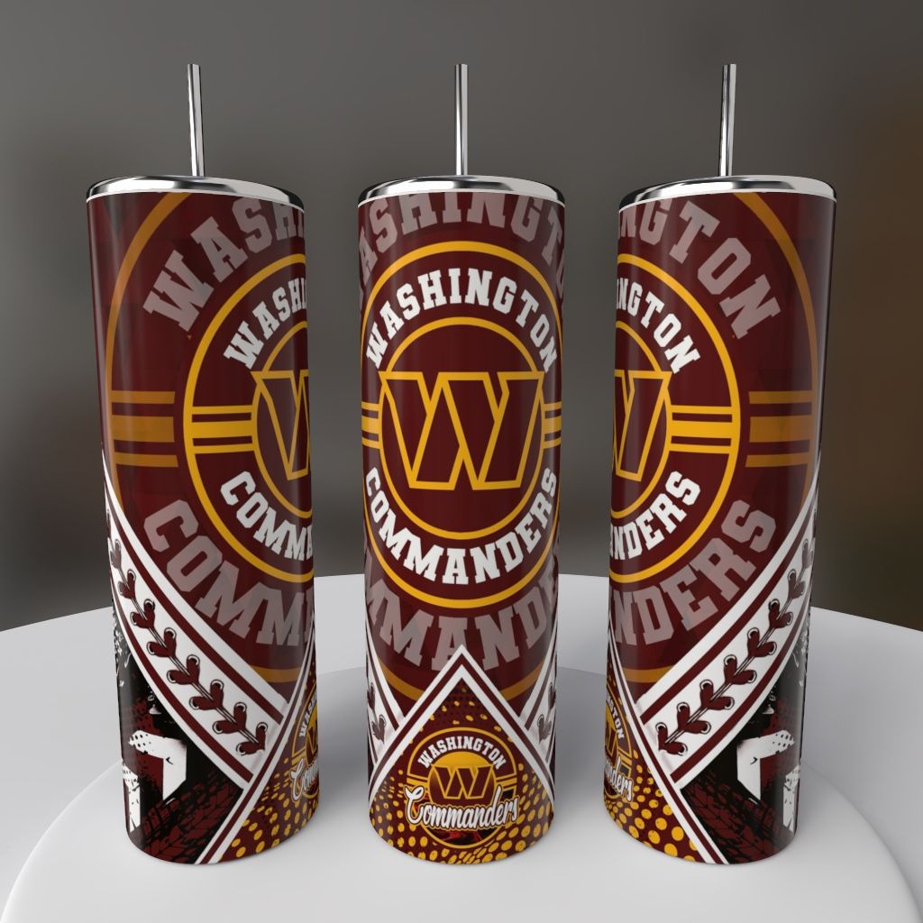 Washington Commanders Football Tumbler