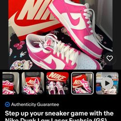 Nike Dunk Low Laser Fuchsia