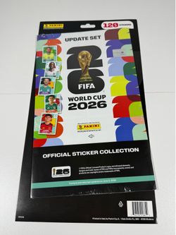 Panini FIFA World Cup 2026 Update Set 120 Stickers SOLD OUT Pre-Order Sealed
