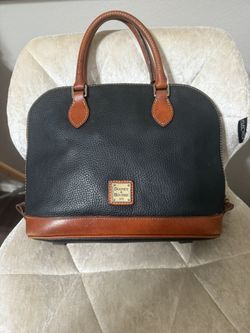 Dooney & Bourke Pebble Grain Zip Zip Satchel