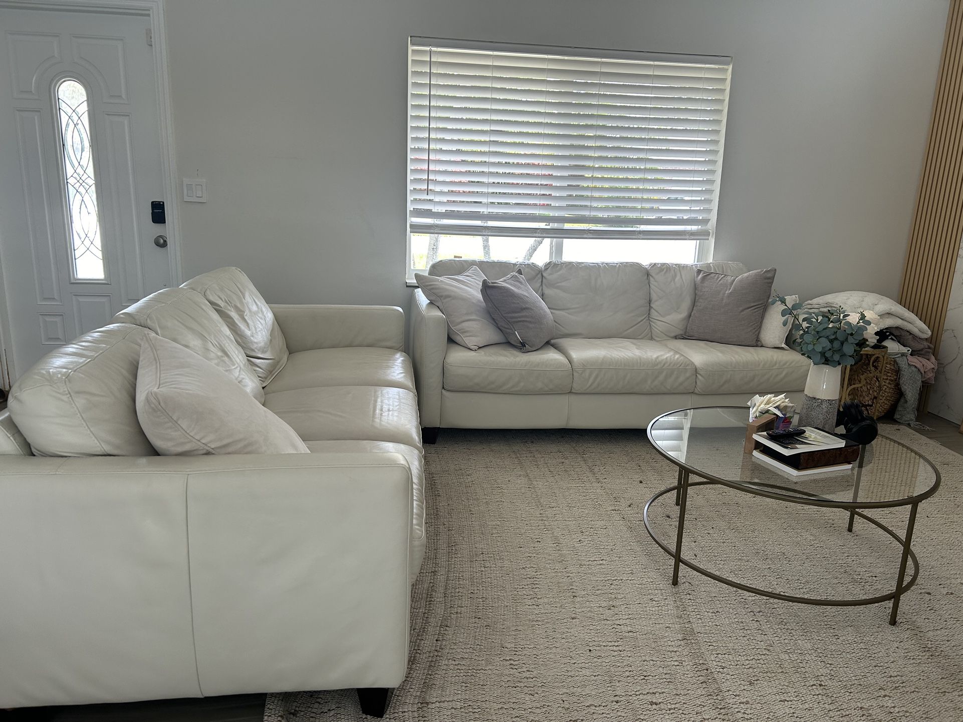 2 X piece Leather Couch