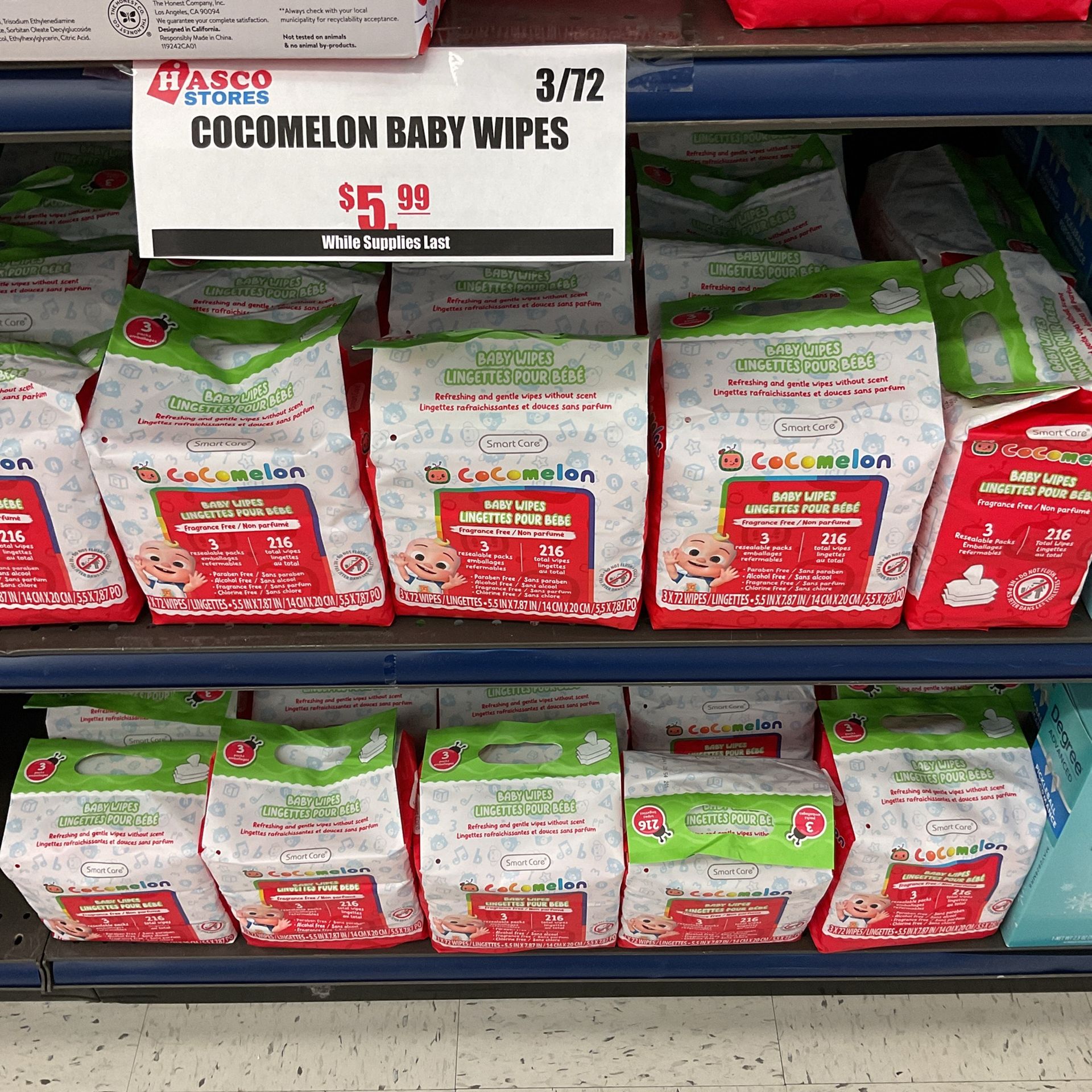 Cocomelon Wipes