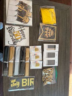 Free 50th Birthday Decor (leftovers)