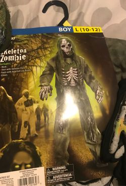 Skeleton Zombie size 10/12