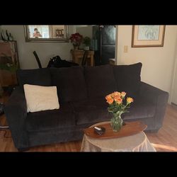 Couch dark blue