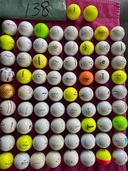 Batch#138 - 74 premium & mixed highly playable GOLF balls