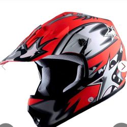 Motorcycle Helmet  "WoW" Kids Sz Sm ● NEW