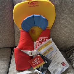 Never-Used Stohlquist Infant Life Jacket
