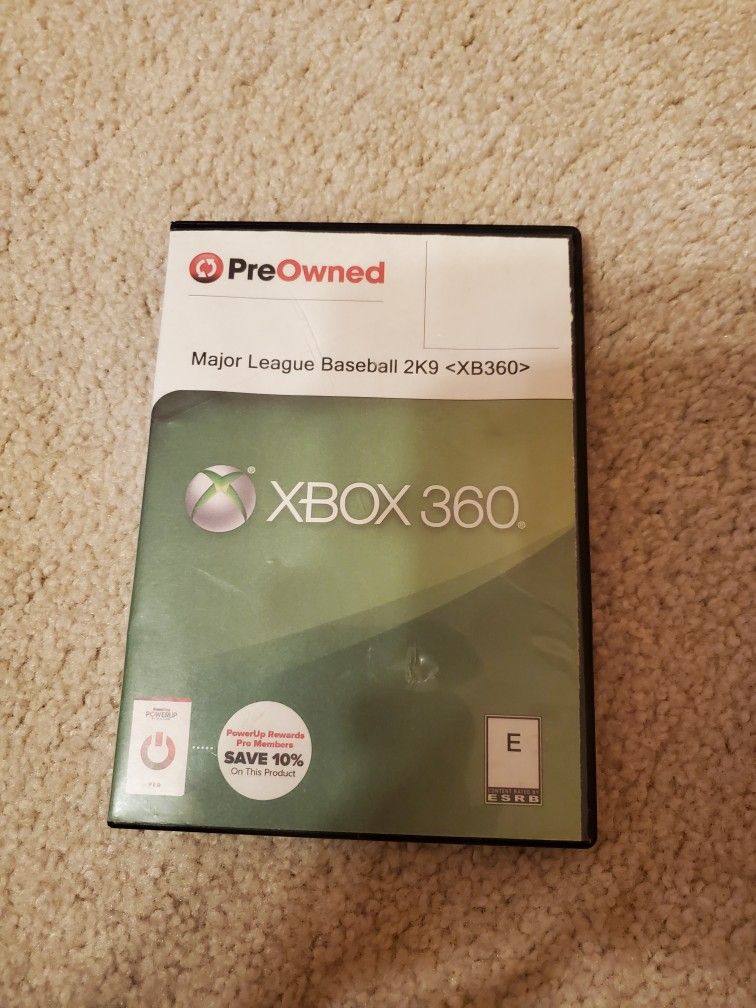 MLB 2009 Xbox 360 Game